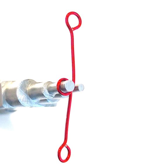 Kristal Wick's Fireworks Wire Necklace - , Holiday Designs, Loops, Wire Loop, Wrapped Wire Loop, Design, ,  place it on the pliers backwards.